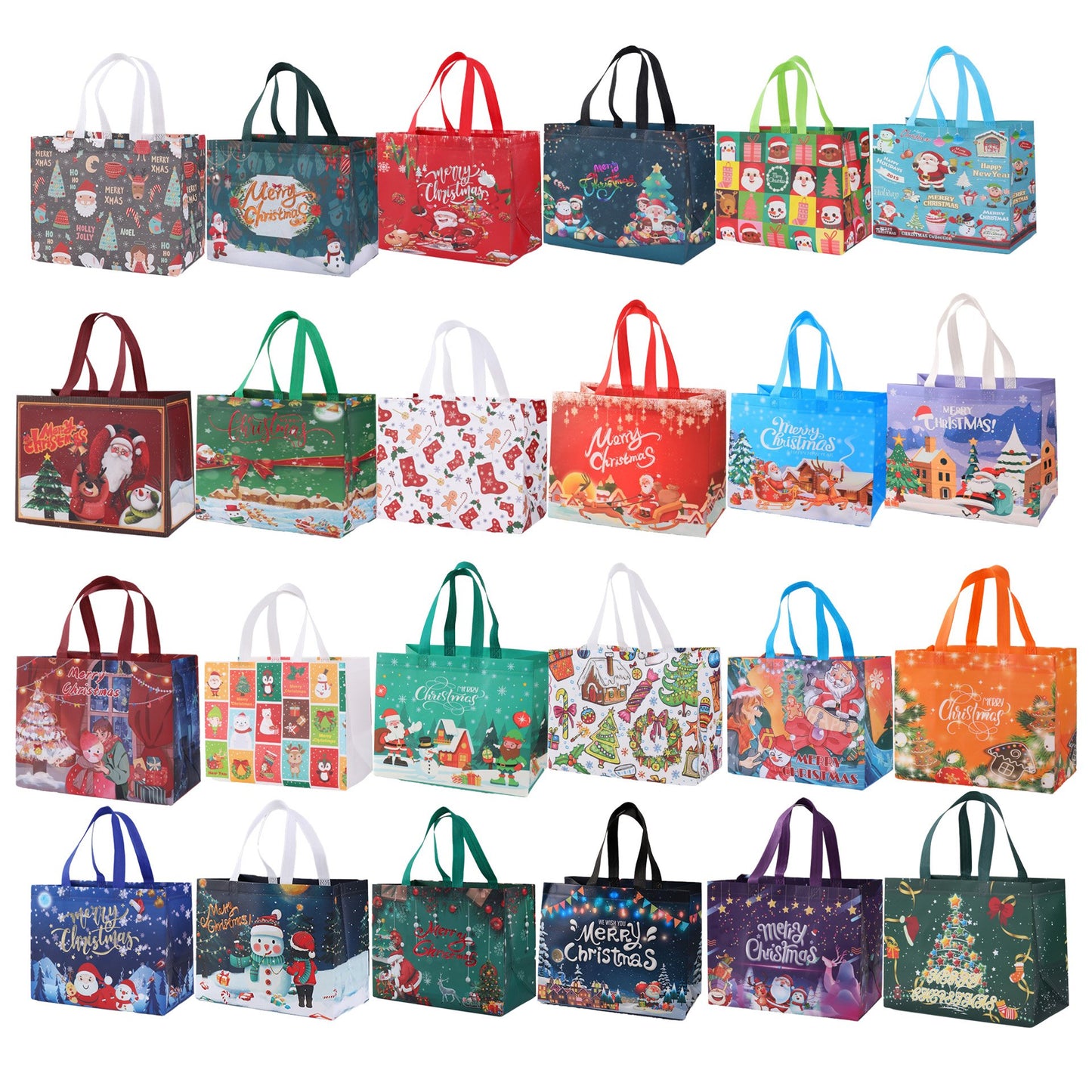🎉🔥Christmas Early Discount 49% Off🔥 Christmas Gift Bags Large Reusable Tote Bags