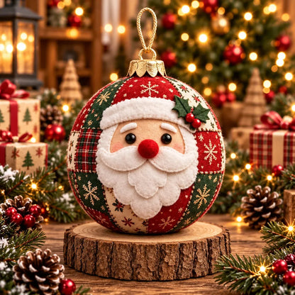 🎄Beginner-Friendly Cozy Patchwork Christmas Ornament Collection | 8 Festive Character Designs for Trees, Wreaths & Holiday Gifts ✨