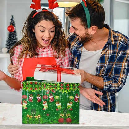 🎉🔥Christmas Early Discount 49% Off🔥 Christmas Gift Bags Large Reusable Tote Bags