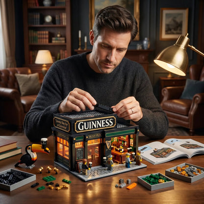 Classic Irish Pub Building Blocks Set