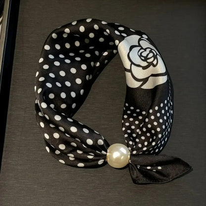 🔥2026 Hot Sale✨ Pearl Necklace Scarf with Magnetic Clasp