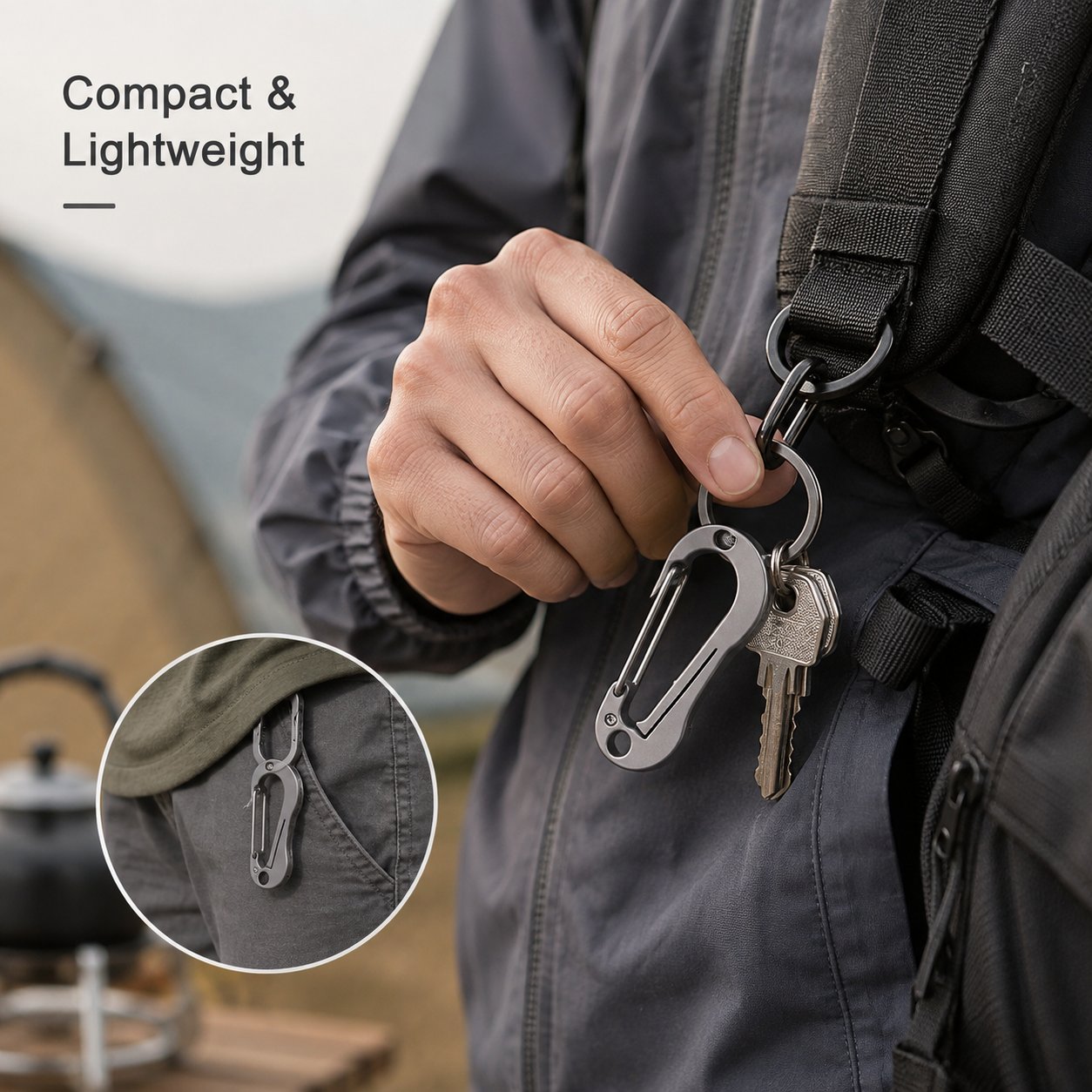 🔪Mini Keychain Pocket Knife & Carabiner Multi-Tool