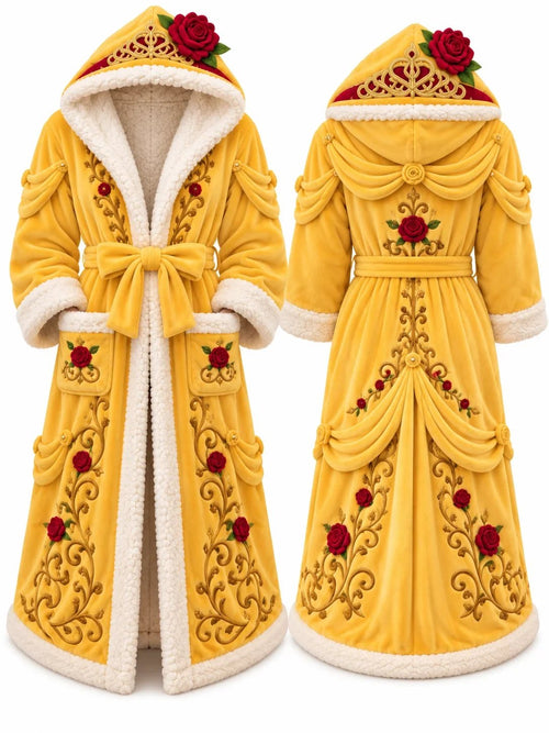 👑 CozyEverAfter™ Heated Princess Robe – Cozy warmth for cold days