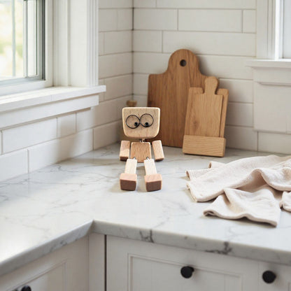 🎁Last Day 50% OFF😊Change The Mood With A Simple Swap - Handmade Swaying Wooden Figure With 12 Magnetic Expressions🎁