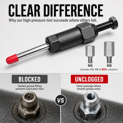 🔥HOT SALE🔥📢📢50% OFF !! ⏰Heavy Duty Grease Fitting Cleaner Tool