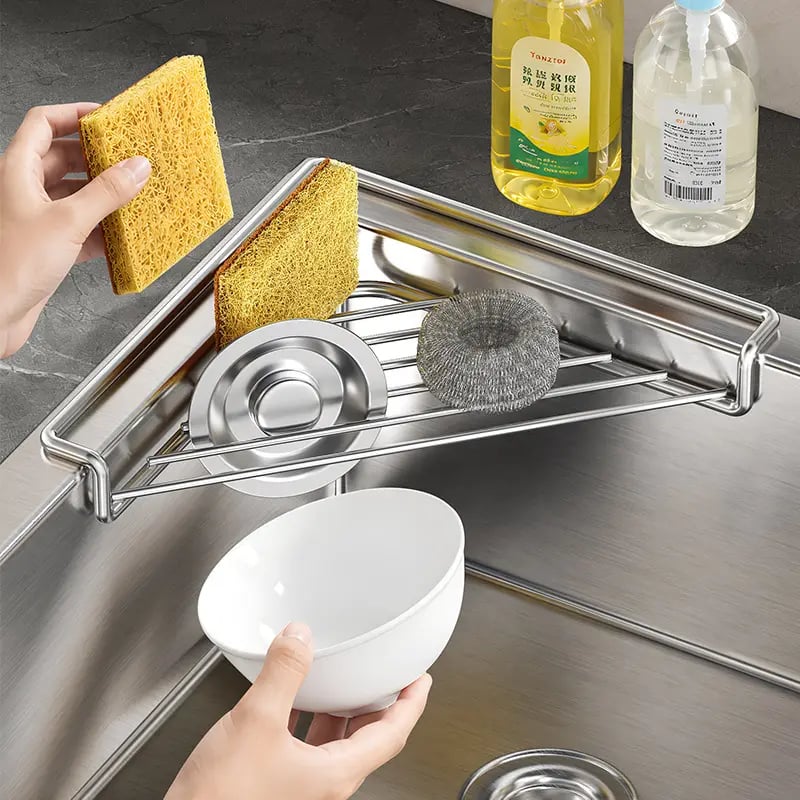 💧Corner Sink Draining Shelf✨