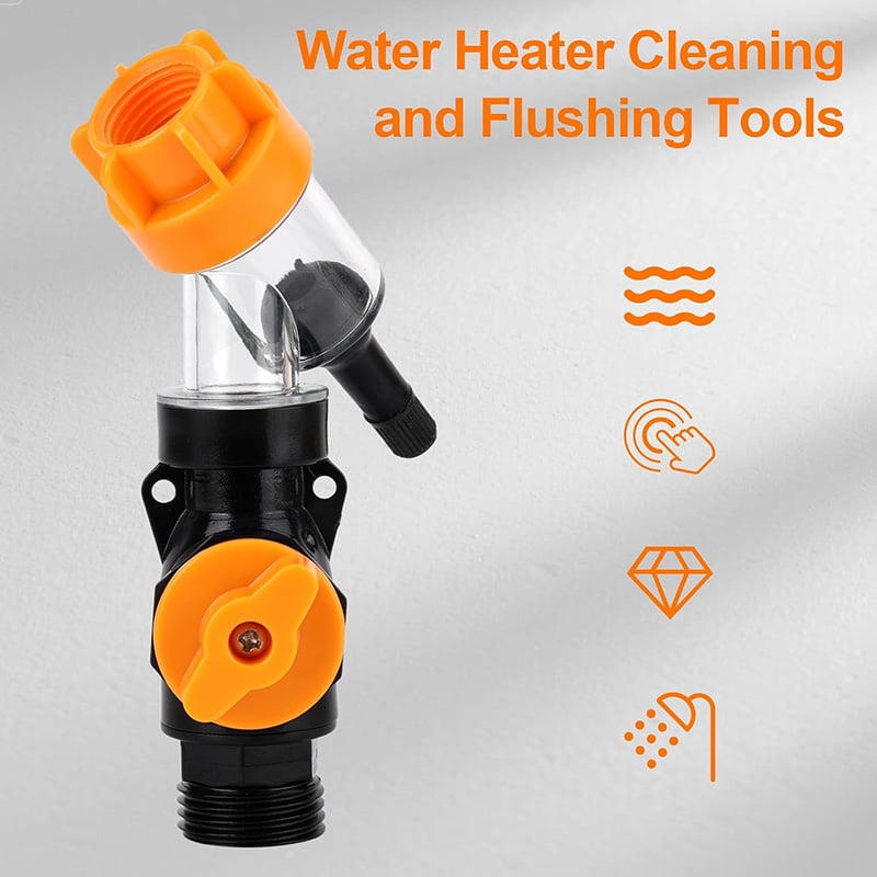 🔥HOT SALE🔥 49% OFF✨Heavy-Duty Water Heater Clog Tool | Chemical-Free Non-Electric Sediment Cleaner for Tanks, Scale Removal Support