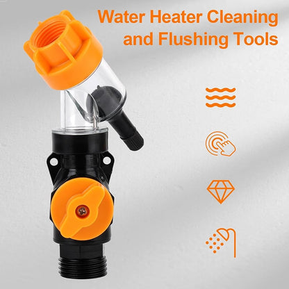 🔥HOT SALE🔥 49% OFF✨Heavy-Duty Water Heater Clog Tool | Chemical-Free Non-Electric Sediment Cleaner for Tanks, Scale Removal Support