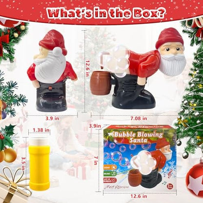🎅 Farting Santa Musical Bubble Blower | Lights, Music & Dancing