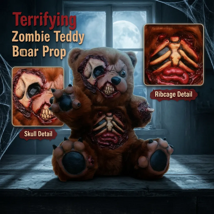 Cute Horror Zombie Plush Doll Spooky Halloween Decor & Party Prop