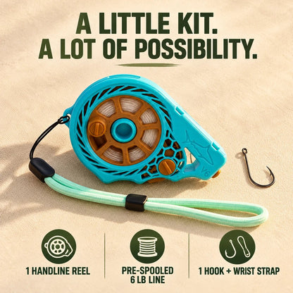 🎣 Pocket Fishing Reel — Ultralight Rodless Handline