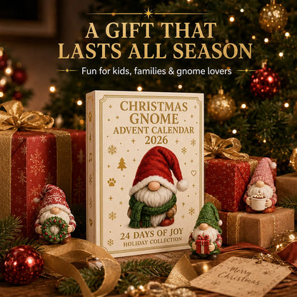⏳ Last Day 49% OFF – 🧙 2026 Christmas Gnome Advent Calendar | 24 Unique Mini Gnome Surprises for Daily Countdown Fun, Collecting & Holiday Display 🎄✨