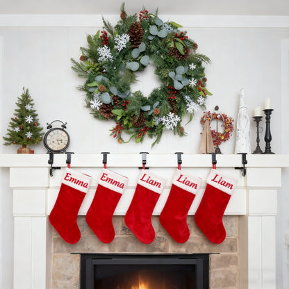 🎅Fireplace Stocking and Garland Hanger