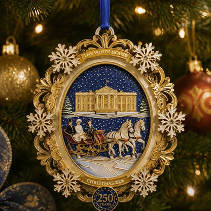 2026 White House Christmas 250th Anniversary Ornament