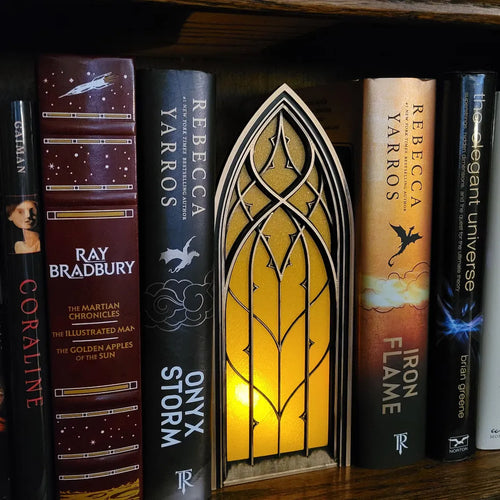 ✨ Fantasy Window Book Nook with LED Light