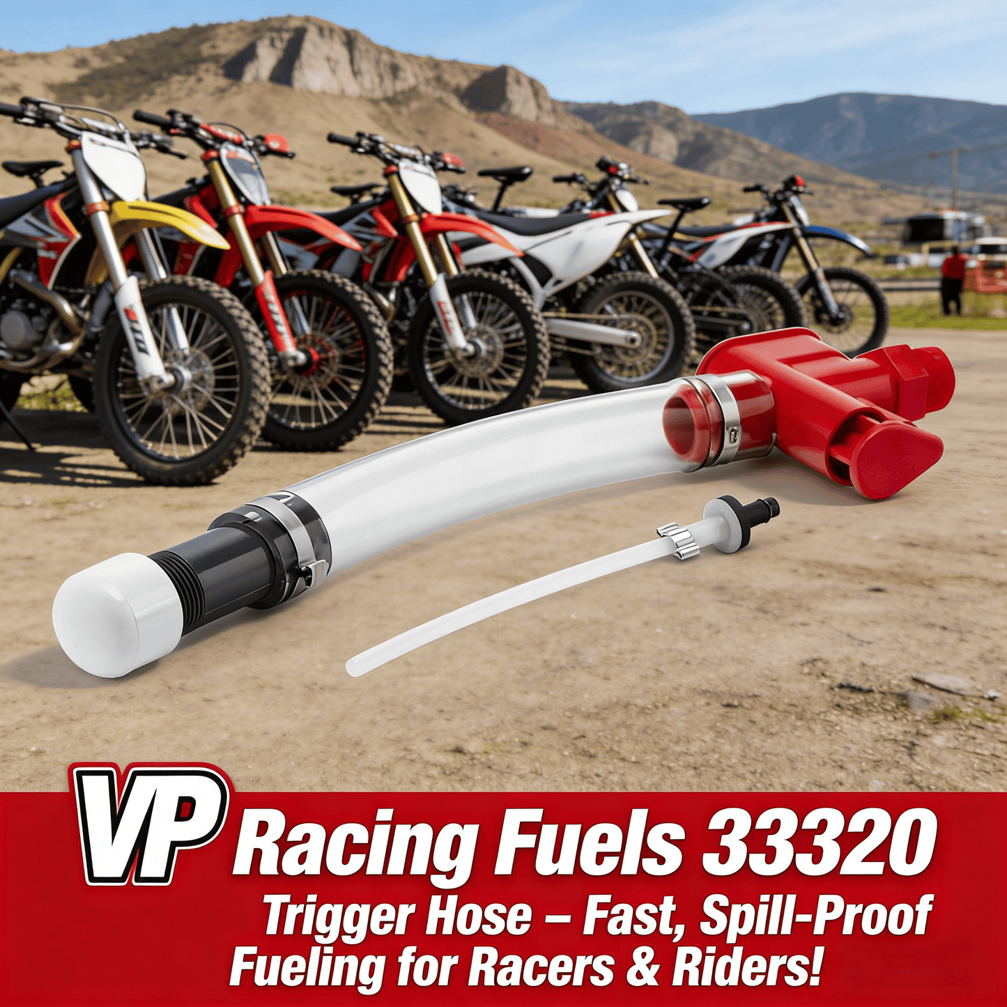 VP Racing Fuels 33320 Trigger Hose – Fast, Spill-Proof Fueling for Racers & Riders!