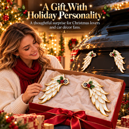 Christmas Angel Wing License Plate Decor