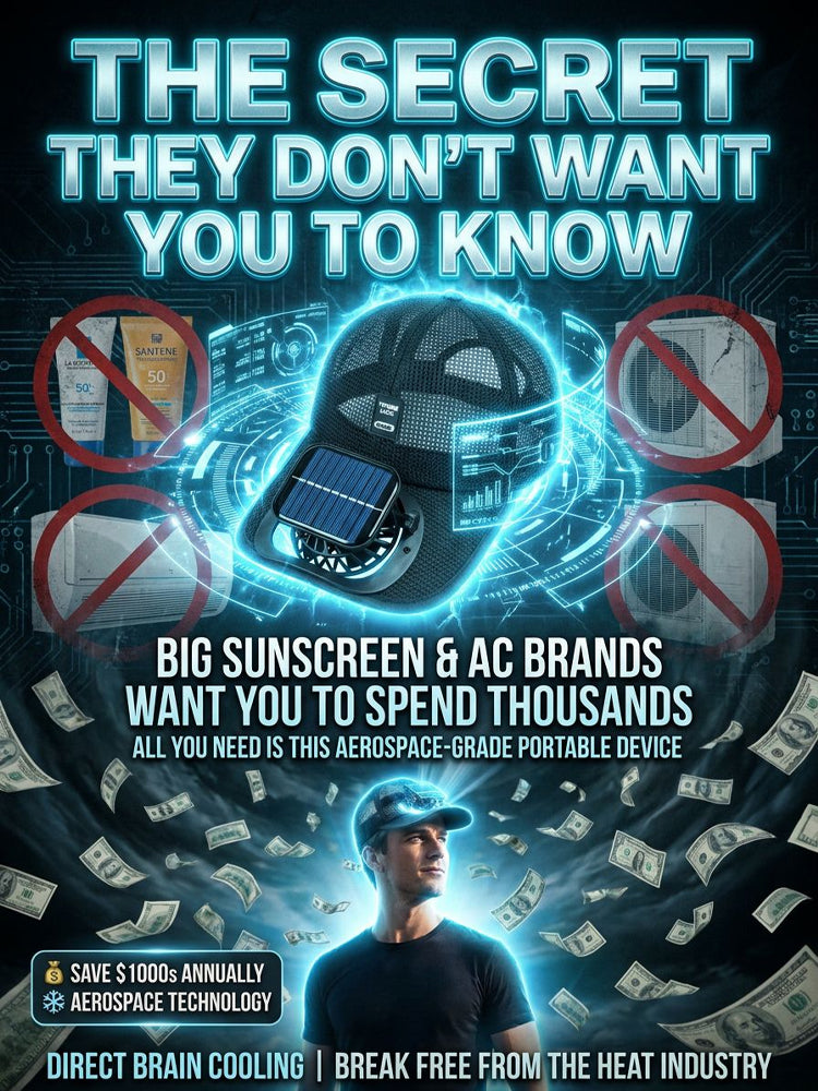 🚀 Solar Fan Hat: Sun to Breeze Instantly, No More Heatstrokes!