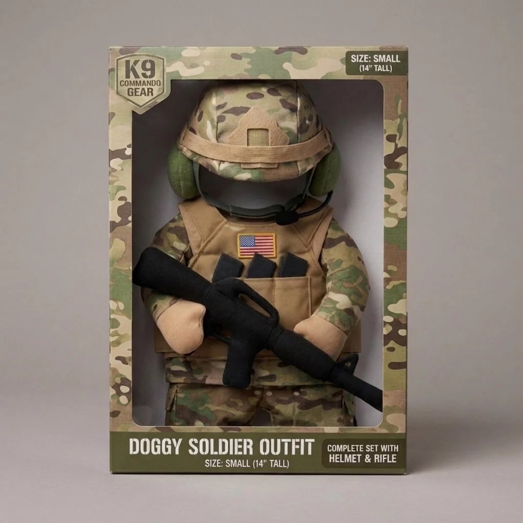 🔥 Limited-Time 49% OFF✨Pet Tactical Soldier Uniform