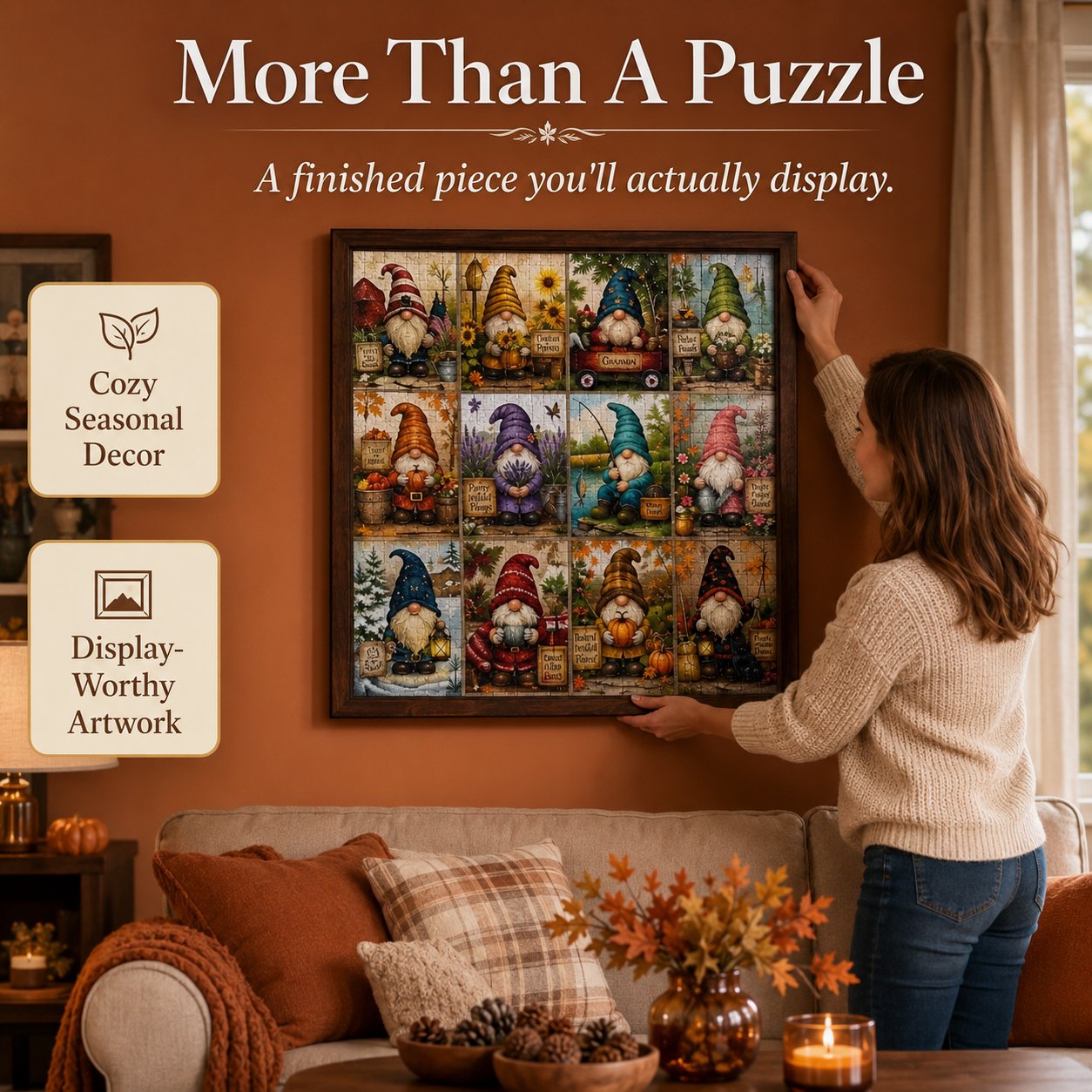 🔥Last Day 49% OFF - 🧙‍♂️🧩Gnome Tales Jigsaw Puzzle 1000 Piece