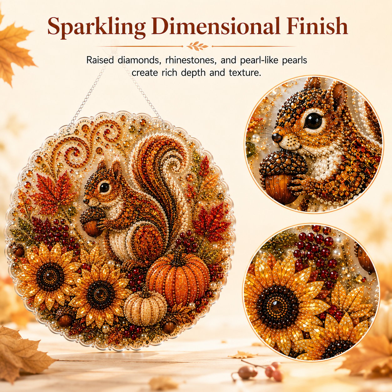 Autumn Diamond Painting Hanging Ornament