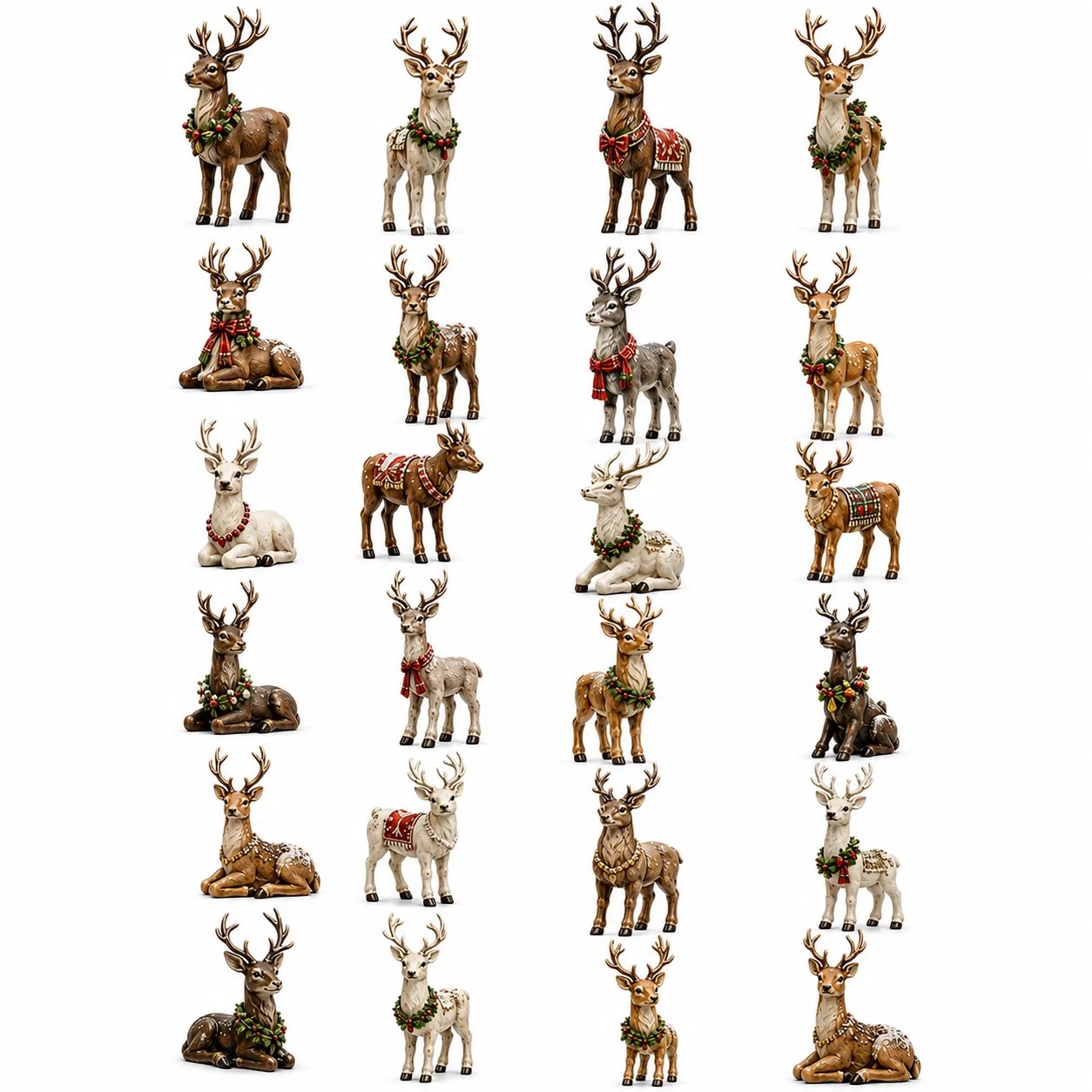 🦌 Unleash Alpine Enchantment: 24 Days Reindeer Magic Ornament Advent Calendar 2026