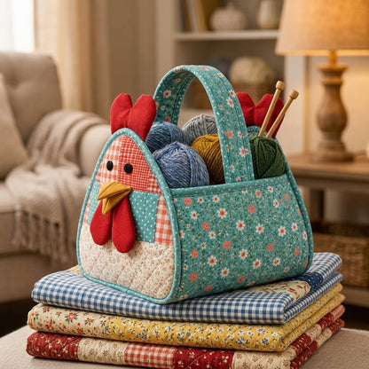Farmhouse Chicken Basket Quilting Template Set