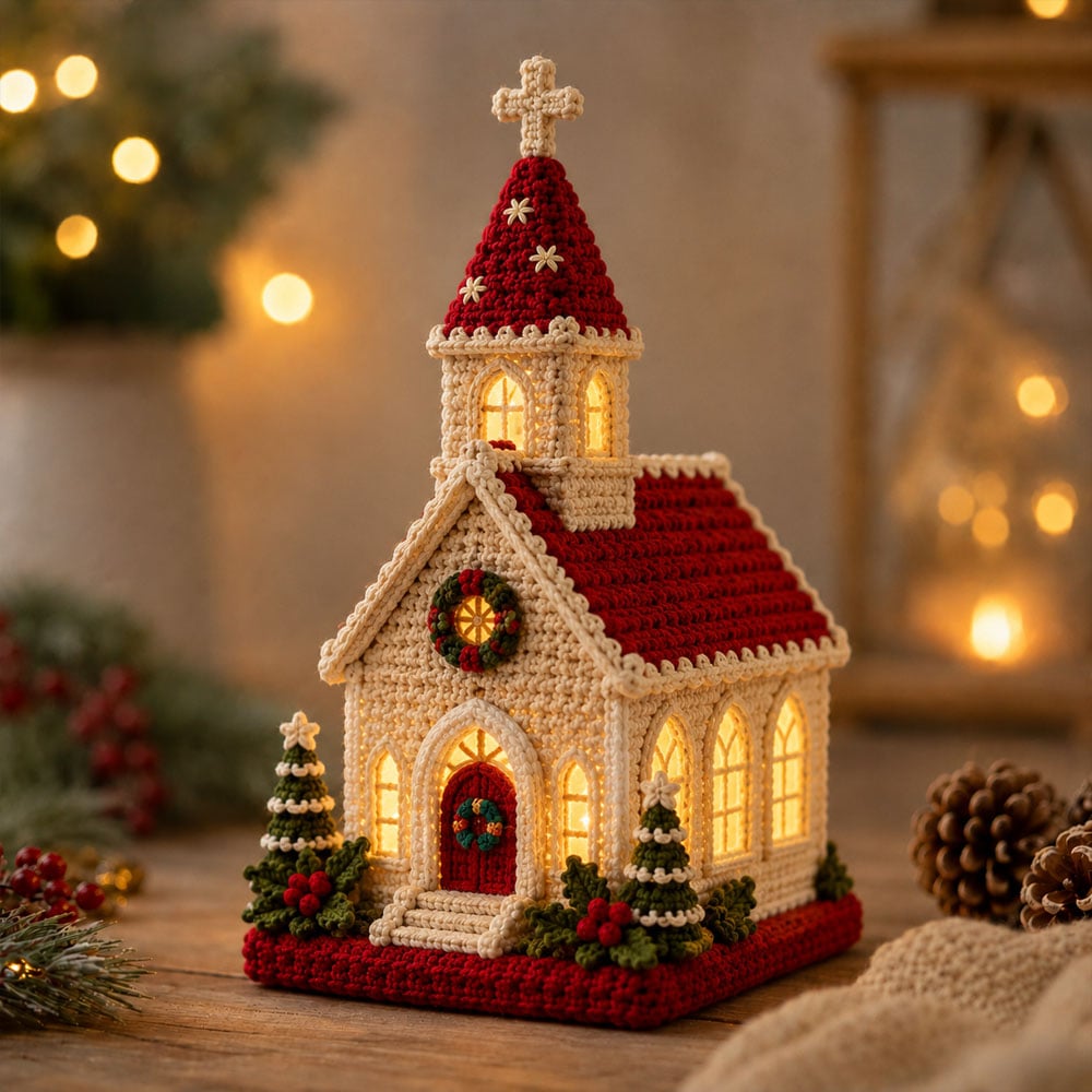 ⏳ Last Day 49% OFF – 🧶Beginner-Friendly DIY Lighted Christmas Crochet Lantern Kit Collection | Complete Kit with Coordinated Yarn, LED Lights & Step-by-Step Guide Included 💕
