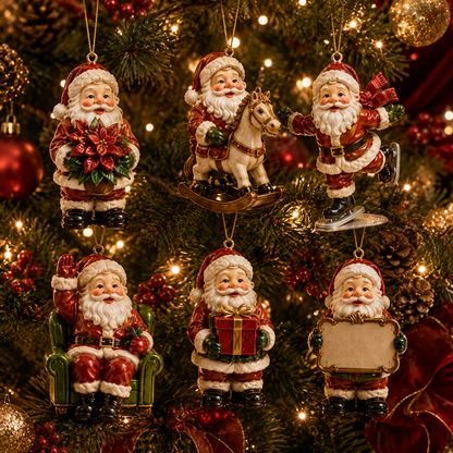 🔥24-Day Christmas Countdown Advent Calendar – Vintage Santa Series