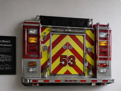 3D Fire Truck Tail Wall Light – Remote-Controlled LED Décor