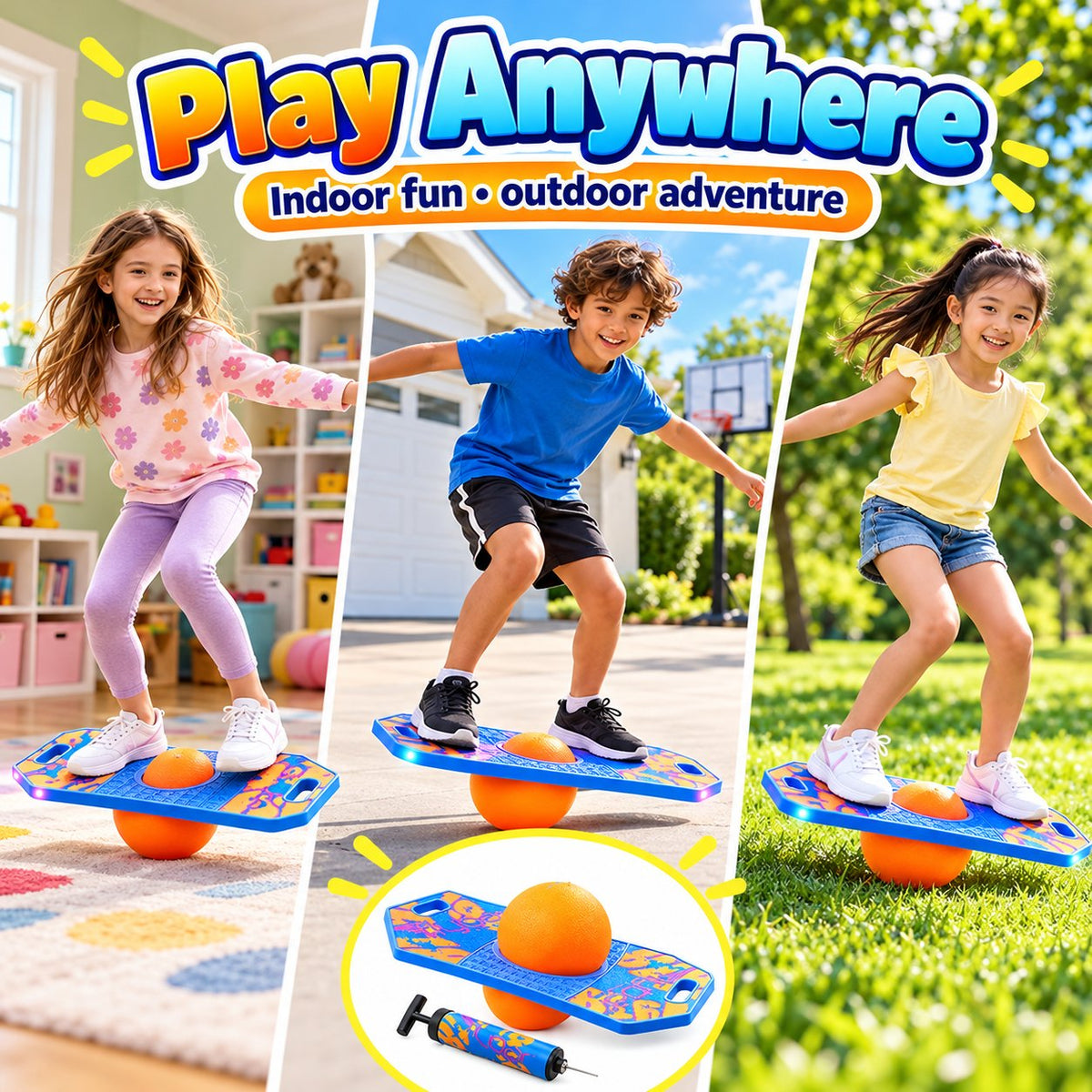 Jump Into Fun: The Ultimate LED Pogo Trick Ball ✨