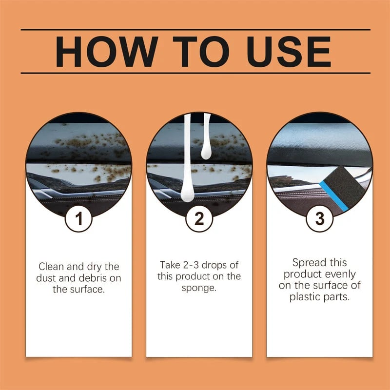 🎉Auto Plastic Restorer Kit