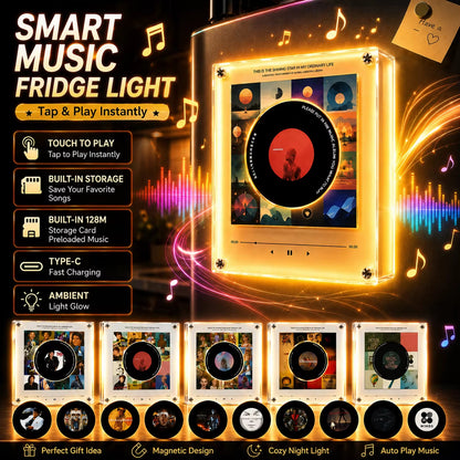🎤 Iconic Pop Star NFC Fridge Magnet Music Player | Retro Vinyl Style Decor 🎵