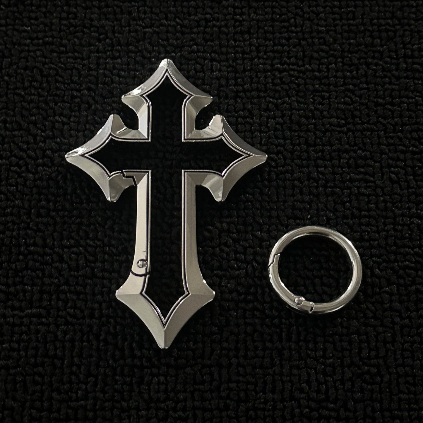 🔥Gothic Cross Keychain & Bag Charm