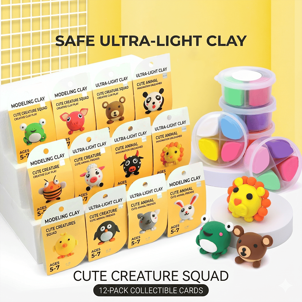 🎨 Air-Dry Clay Kit for Kids