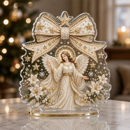 🔥Last Day 50% OFF - 🎄✝️Christmas Bow Crystal Diamond Painting DIY Table Decor Kit