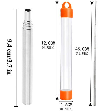 Telescopic Stainless Steel Blow Fire Tubev