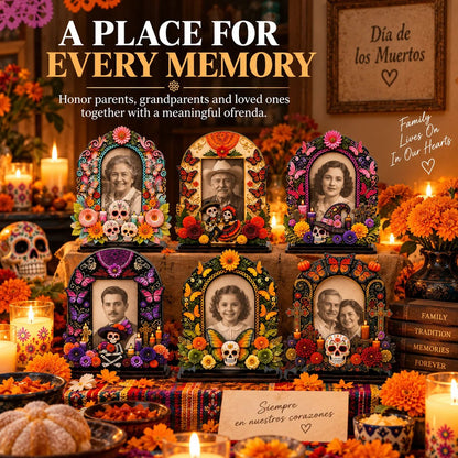 Día de Muertos Memorial Photo Frames – 6 Wooden Designs