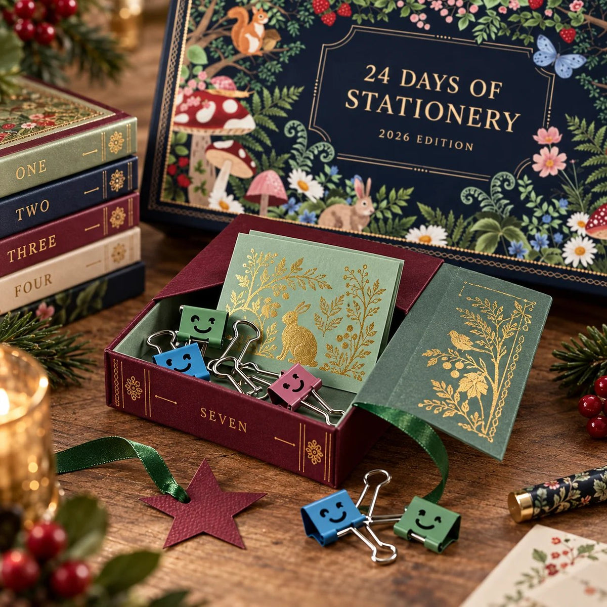 24-Day Stationery Advent Calendar 2026 – Christmas Gift Set
