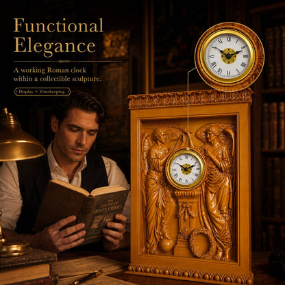 🛳️ Grand Staircase Clock Romantic Home Ornament