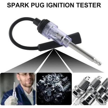 Inline Spark Plug Tester Fast Ignition Check Tool for Cars, Lawn Mowers, Motorcycles & Small Gas Engines