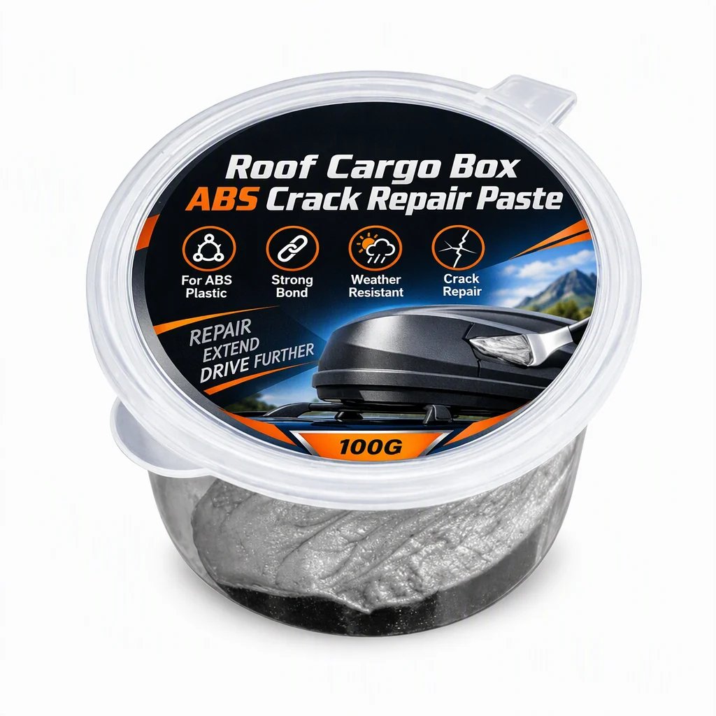 🛠️ Roof Box Crack Repair Filler Cream | 100g ABS Panel Compound