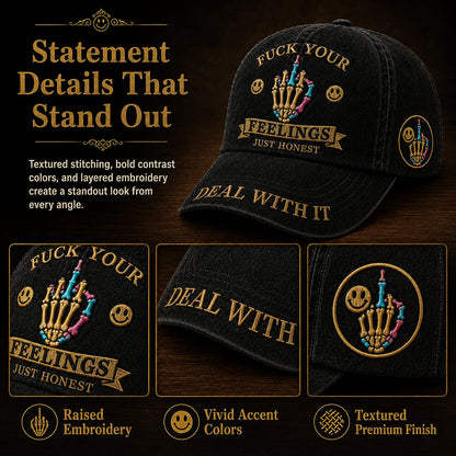 FXXK YOUR FEELINGS Cap🎁Free Double-Sided Honor Coin With Every Cap Purchase