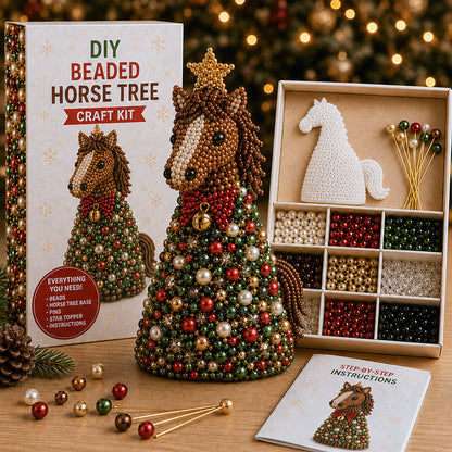 🐾 Animal-Themed Beaded Christmas Tree DIY Kit