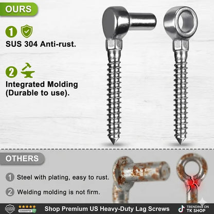 🔥Heavy-Duty M12 Fence Gate Hinge & Bolt Set (2-Pack)