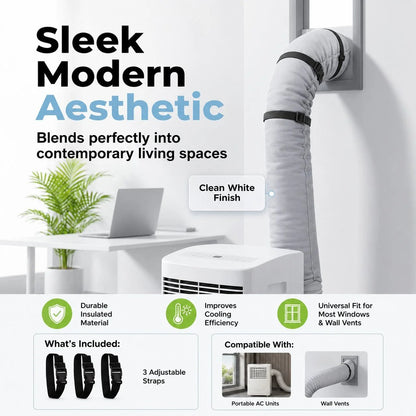 🥳2026 HOT SALE🥳💞50K+ SOLD!❄️ AC Pipe Insulation Cover –  reusable. Protects pipes & adds a clean look. Easy to install. A simple home upgrade! 🏠✨