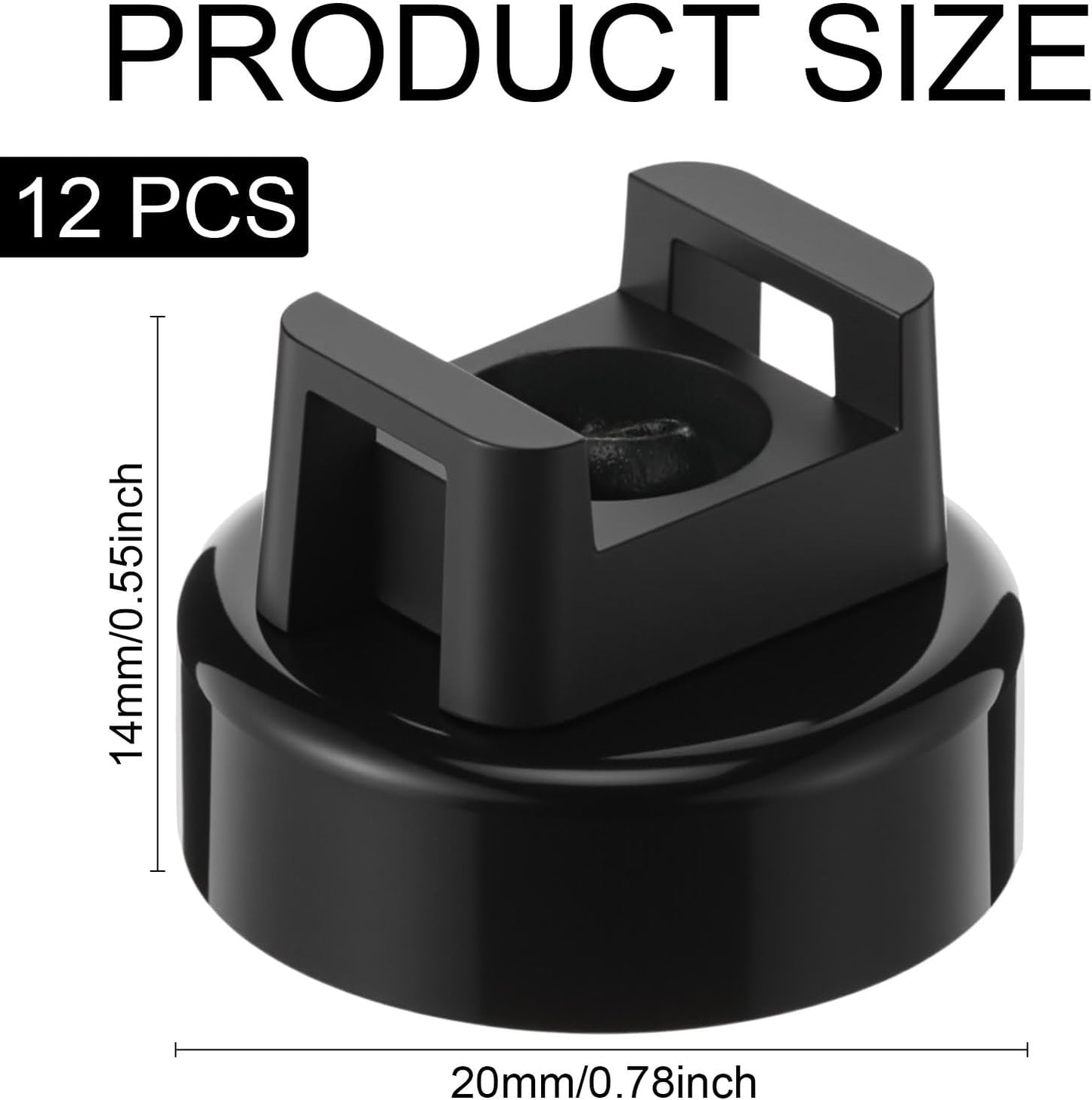 🎉 🧲 12 Pack Heavy Duty Magnetic Zip Tie Mounts for Cable Management