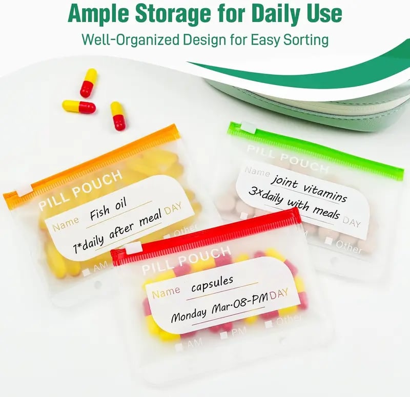 🏆Flash Sale⚡ 10K+ SOLD! Almost Gone-💥Waterproof Pill Pouch Set