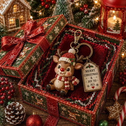 🎄 2026 Christmas Character Keychain Gift Box🎁