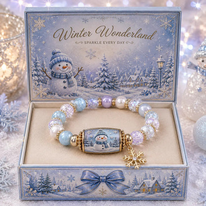 🎄 Limited Edition Christmas Story Beaded Bracelet Set | Holiday Gift Jewelry
